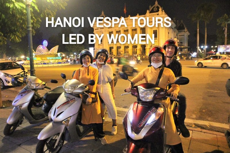 Hanoi Food Tours Led By Women: Hanoi By Night Foodie Motorbike Tour 