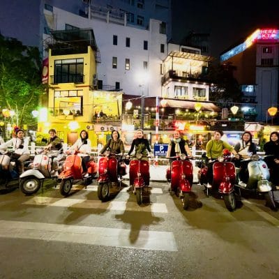 Hanoi Food Tours:  Hanoi Vespa Food Tours