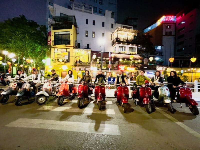 Hanoi Food Tours:  Hanoi Vespa Food Tours