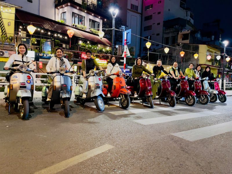 Hanoi Food Tours:  Hanoi Vespa Food Tours